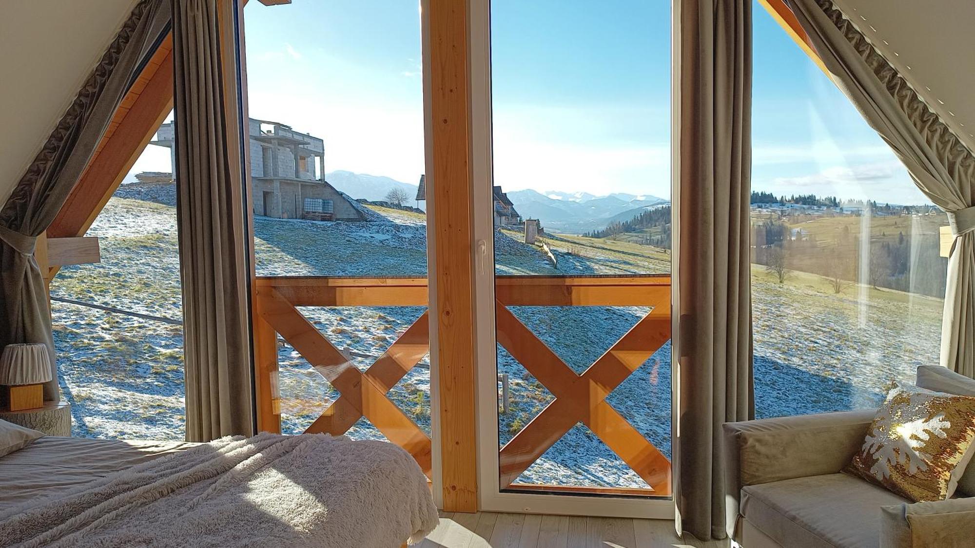 Chalet Lux Z Widokiem Na Tatry Z Prywatnym Jacuzzi Gliczarow